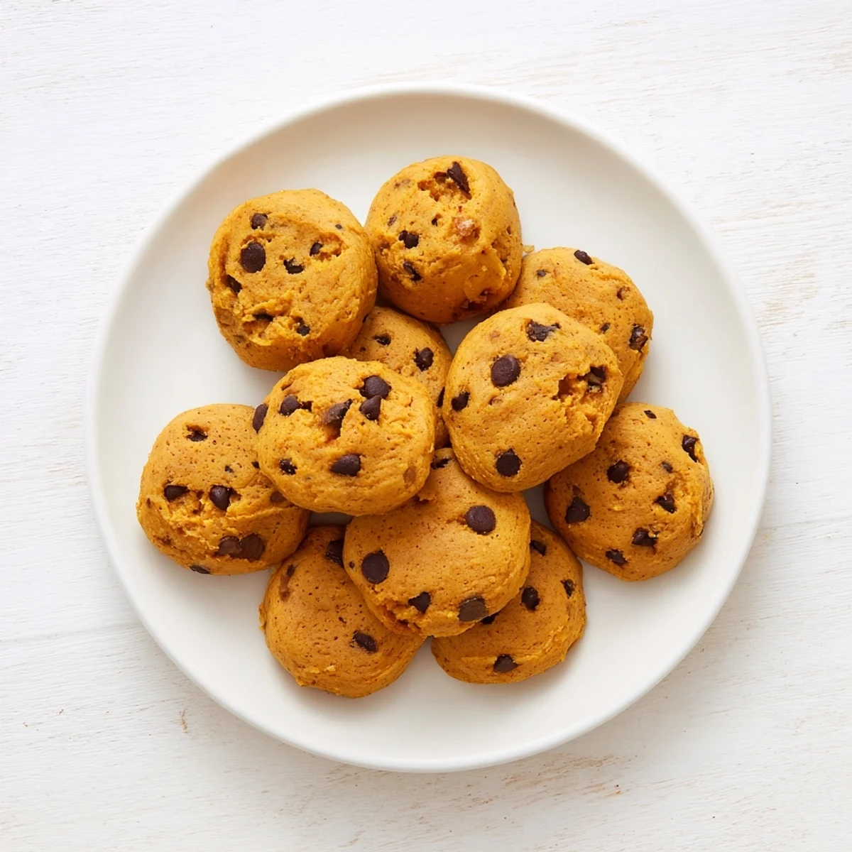Tender cake-like pumpkin cookies with golden edges cooling on a wire rack