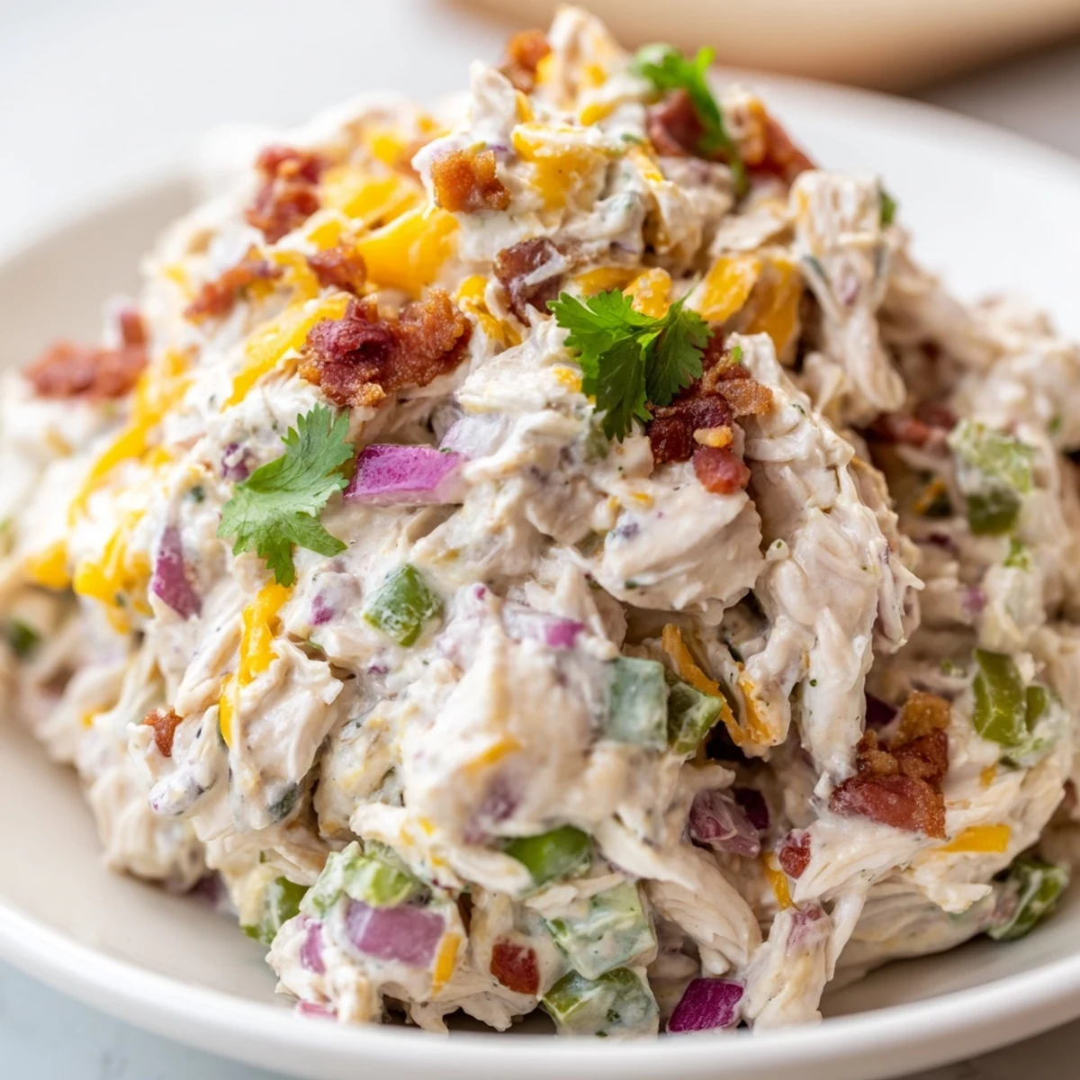 Jalapeno Popper Keto Chicken Salad