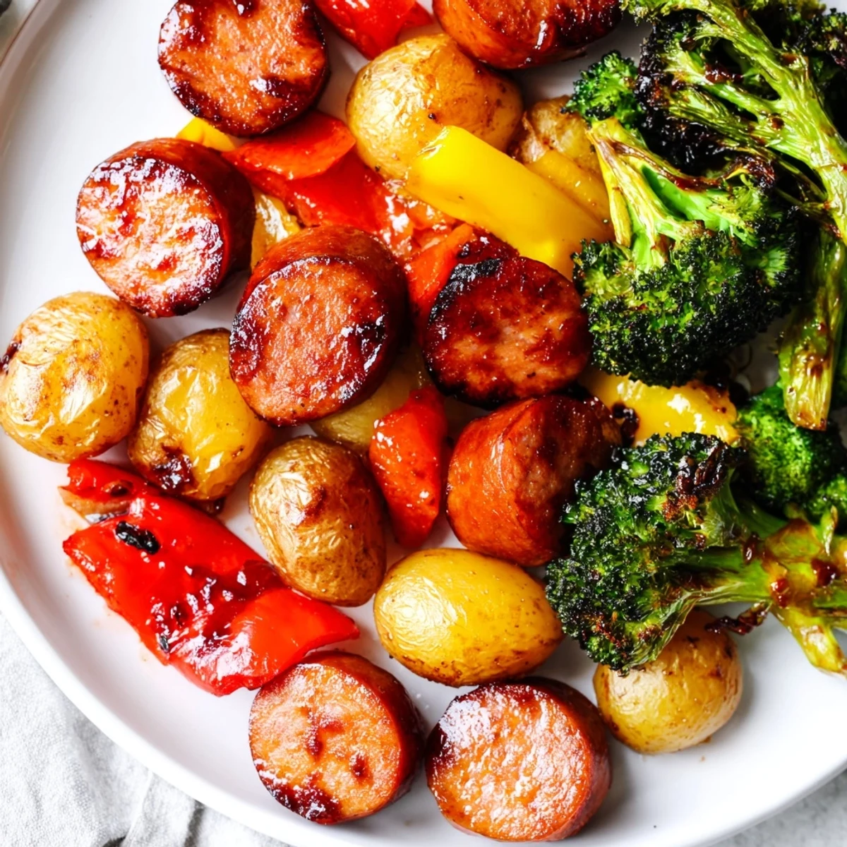 One Pan Honey Garlic Kielbasa