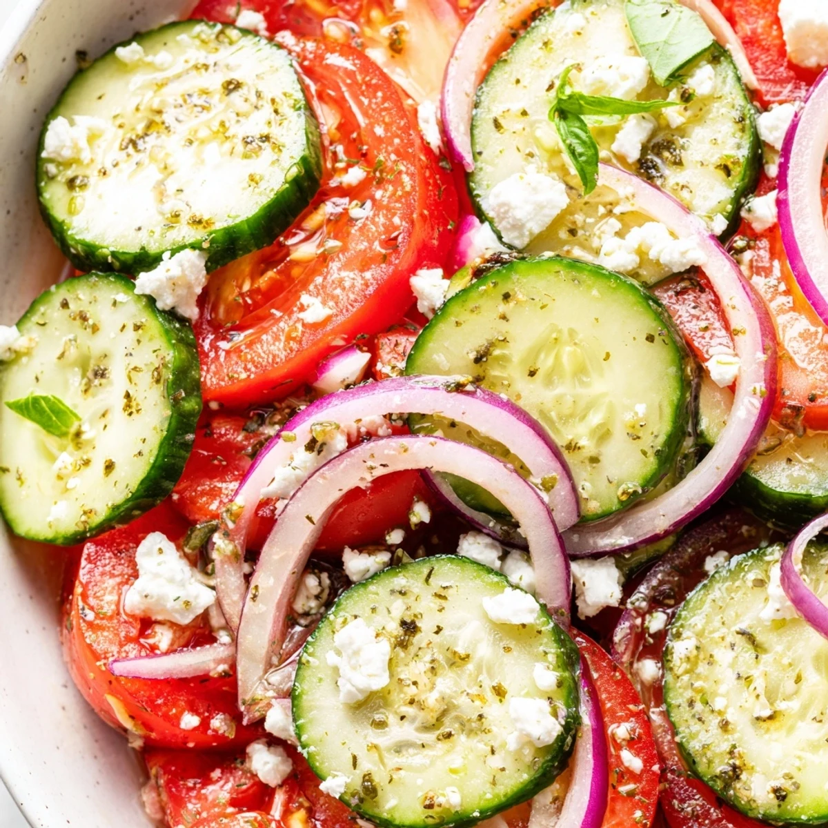 Italian Cucumber Salad