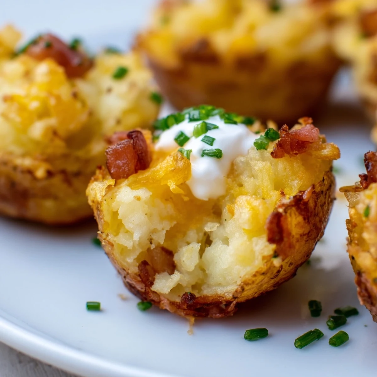 Irish Potato Bites with Bacon Cheddar