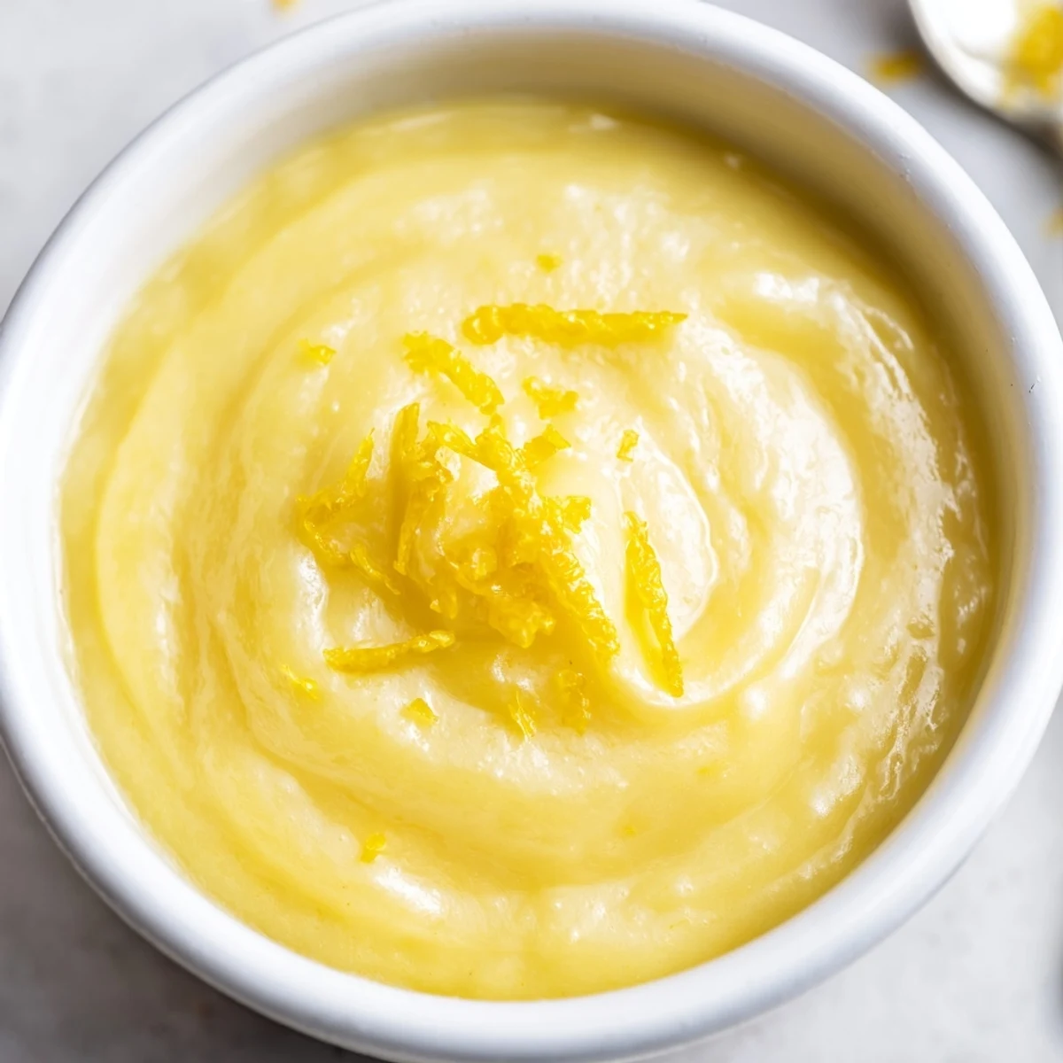 Zesty Lemon Curd Recipe spooned over yogurt bowl, creamy contrast and aroma