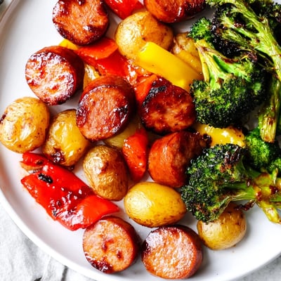 One Pan Honey Garlic Kielbasa