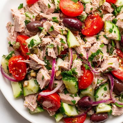 Simple Mediterranean Tuna Salad
