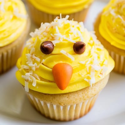 Easter Chick Cupcakes