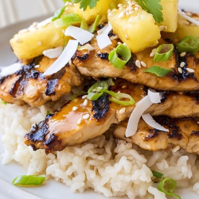 Hawaiian Chicken Coconut Rice