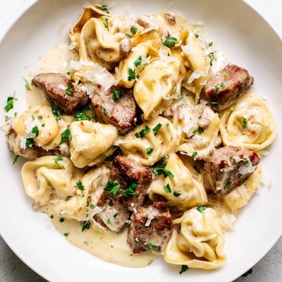 Garlic Steak Tortellini